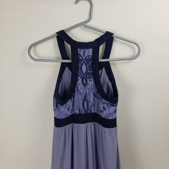 Athleta XSP Lavender/blue Max Dress Womens Racerback Stretch Sleeveless Bra - Picture 14 of 14